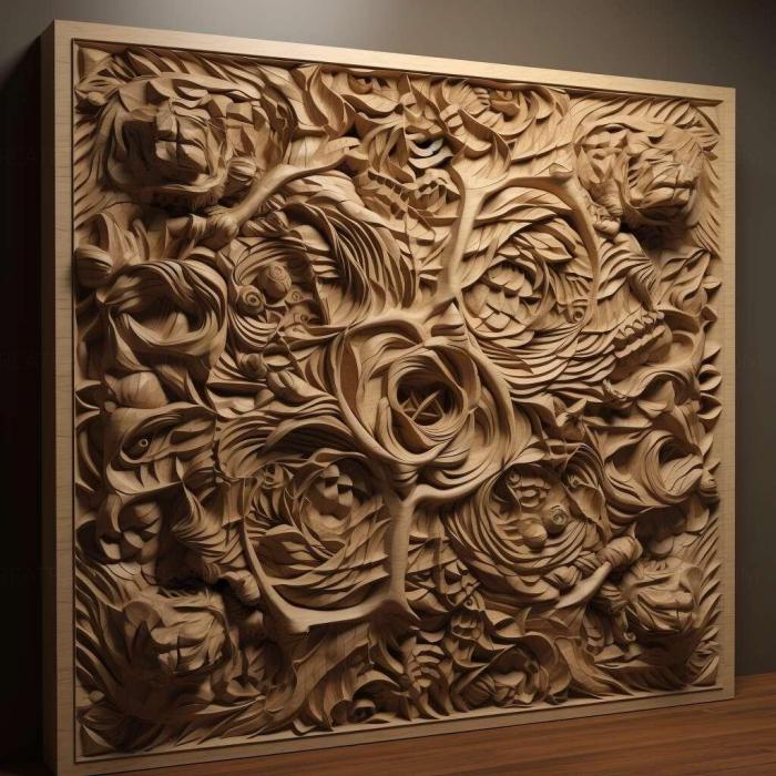 نموذج ثلاثي الأبعاد لآلة CNC 3D Art 